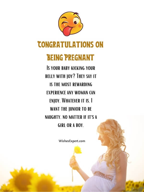 15+ Funny Pregnancy Wishes And Messages – Wishes Expert