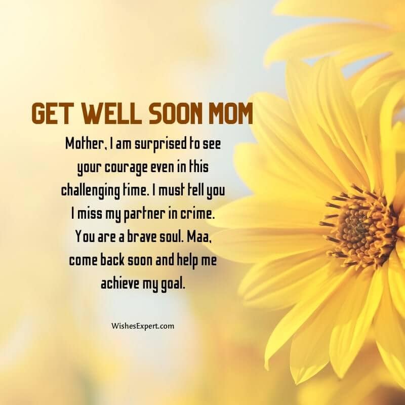 Get Well Soon Mother Quotes