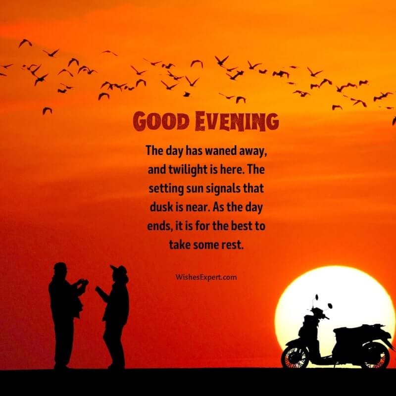 good evening wishes for friends