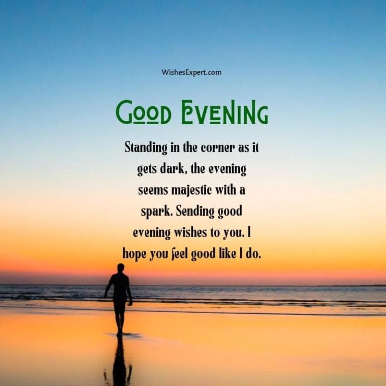 40+ Good Evening Wishes To Send To Your Loved Ones