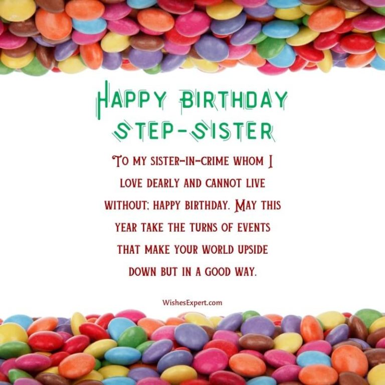 15 Cute Birthday Wishes For Step Sister