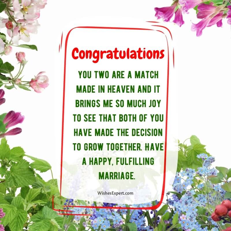 Simple Advance Marriage Wishes