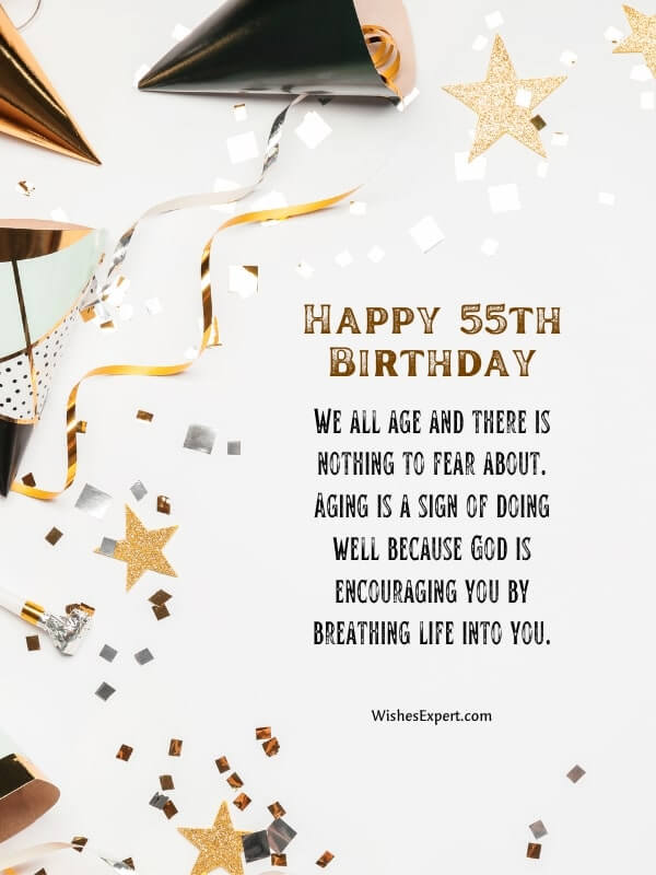 55th Birthday Quotes 