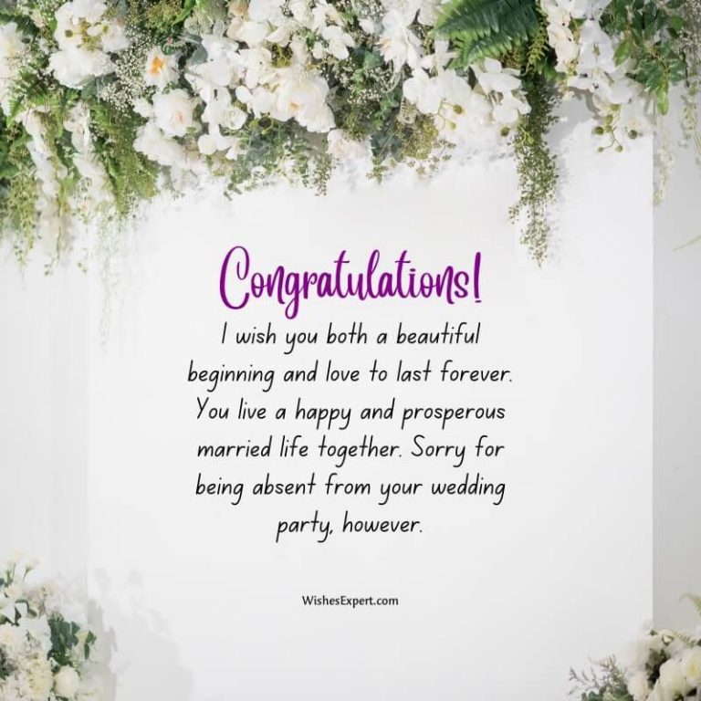 28 Belated Wedding Wishes and Messages