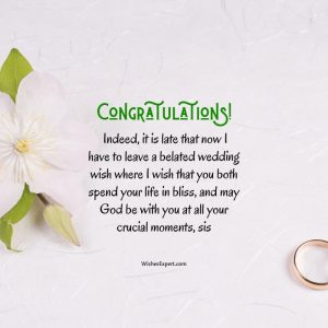 28 Belated Wedding Wishes and Messages