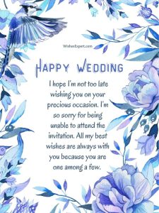 28 Belated Wedding Wishes and Messages