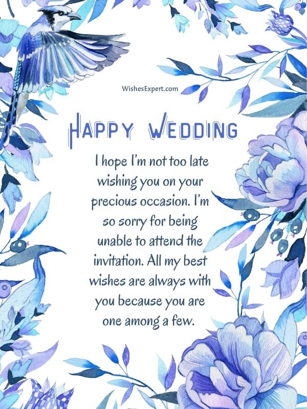 Belated Wedding Wishes To Friend