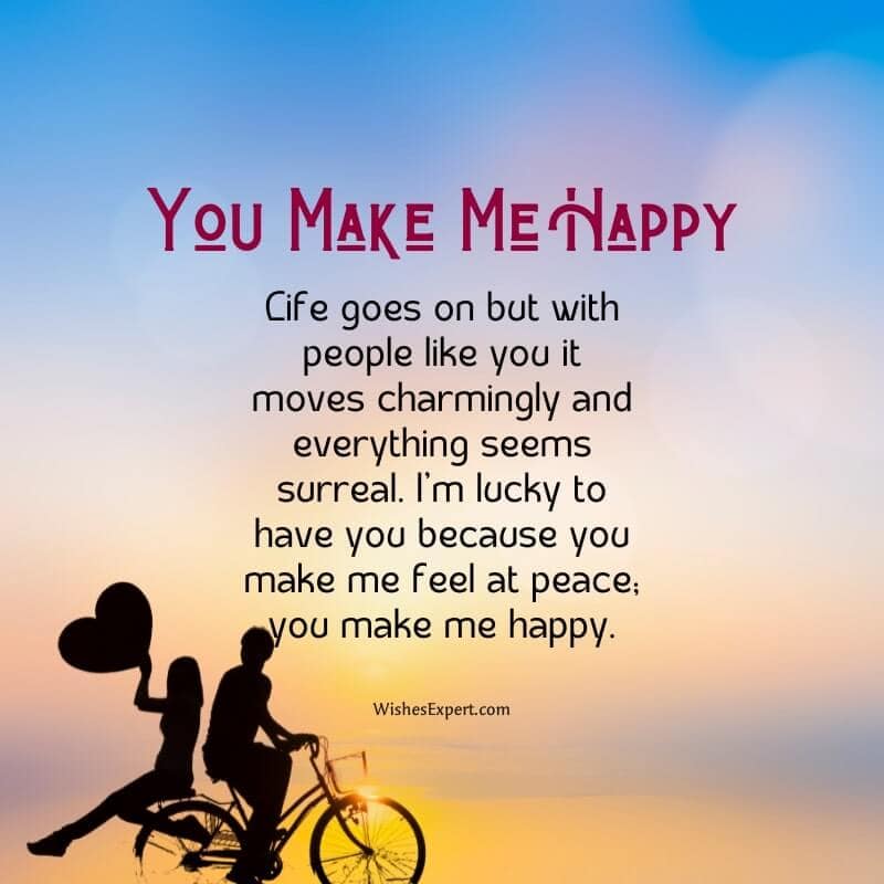 Cute You Make Me Happy Quotes