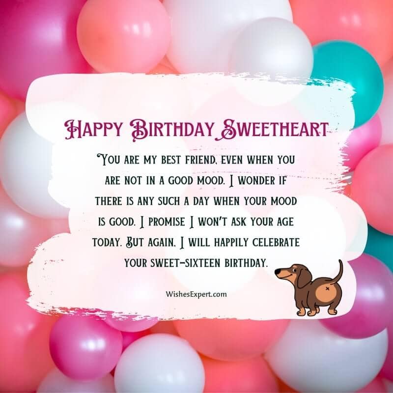 Funny Birthday Wishes For Wife