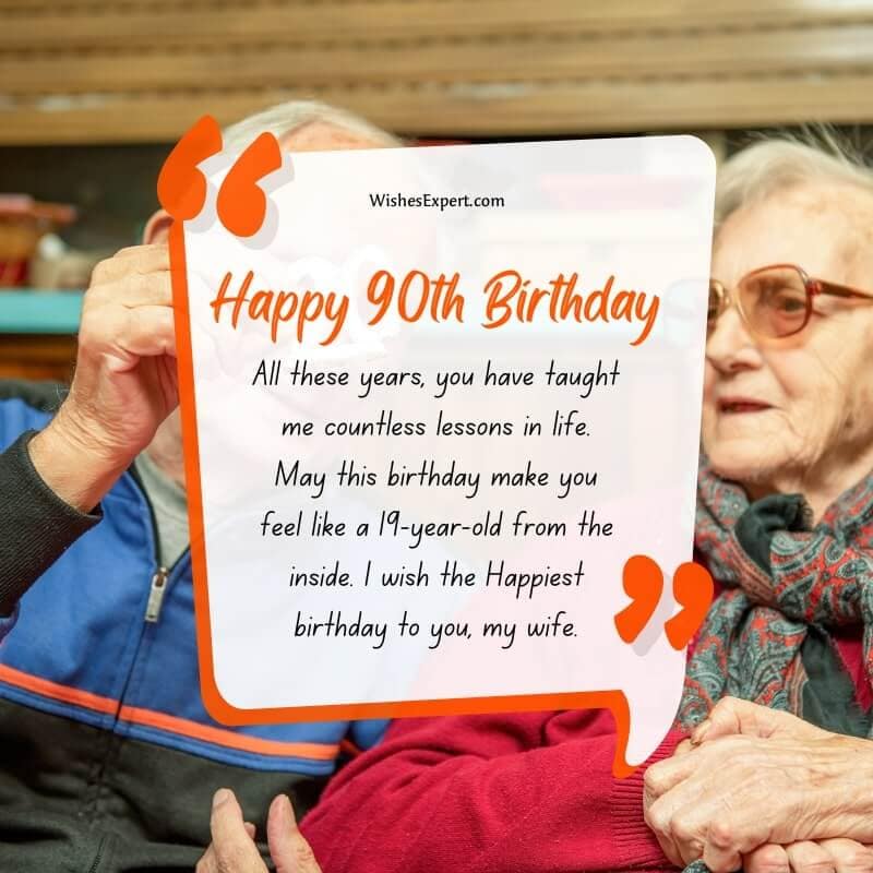 Happy 90th Birthday Wishes