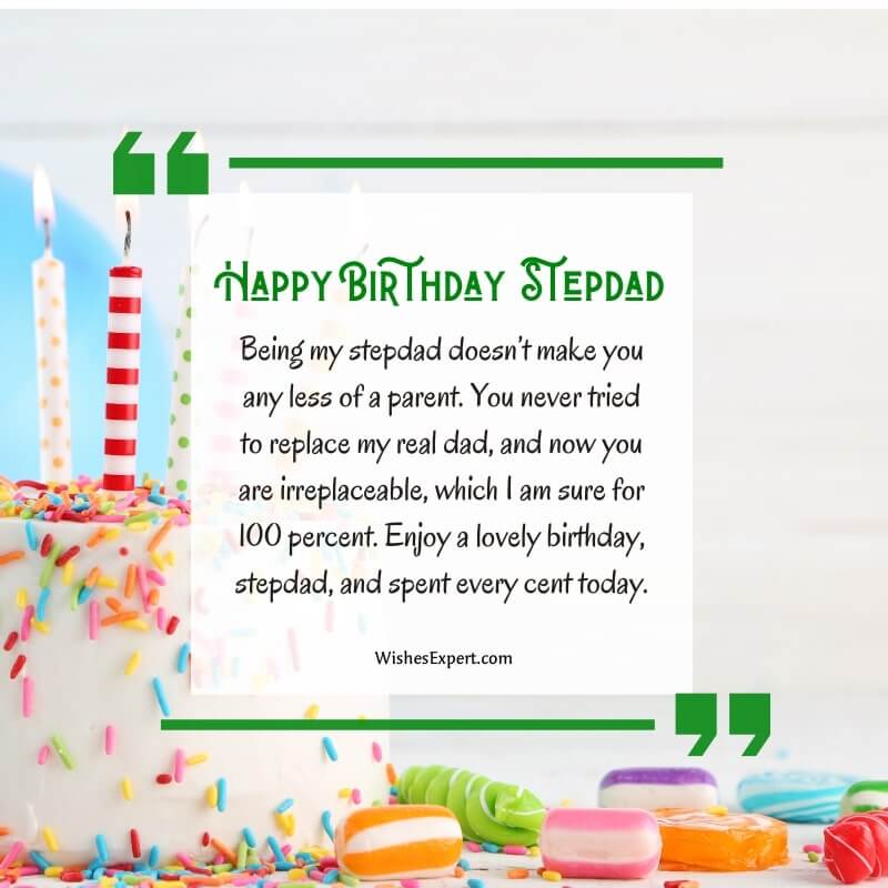 Birthday Quotes For Stepdad From Son