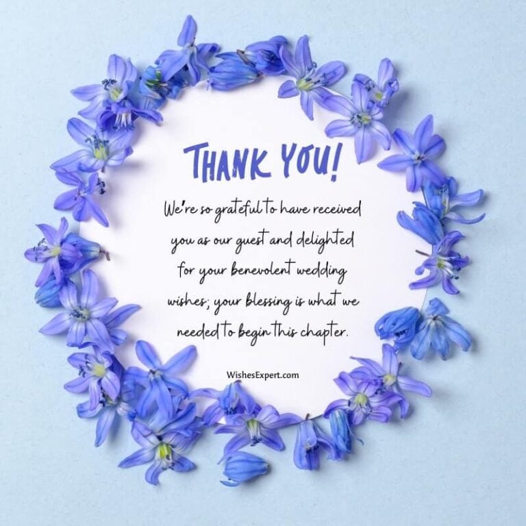 25+ Best Thank You Message For Wedding Wishes To Show Gratitude