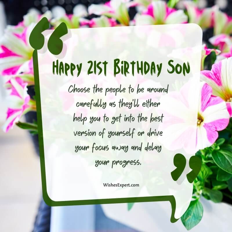 Happy 21st Birthday Son : 35+ Wishes And Messages