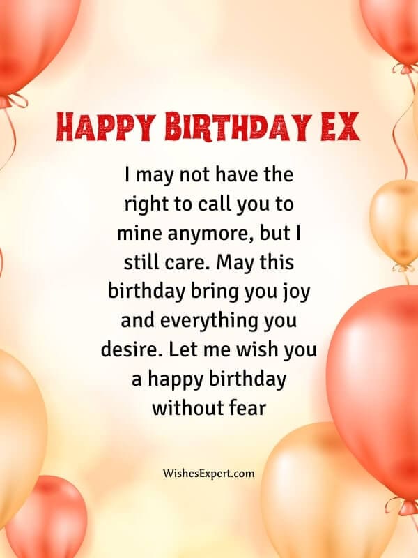 Birthday Wishes For Ex-Girlfriend