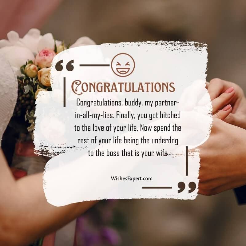 Funny Wedding Congratulations