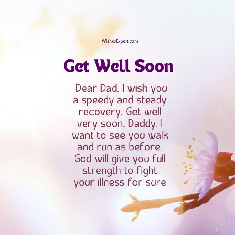 Get Well Soon Prayers For Dad