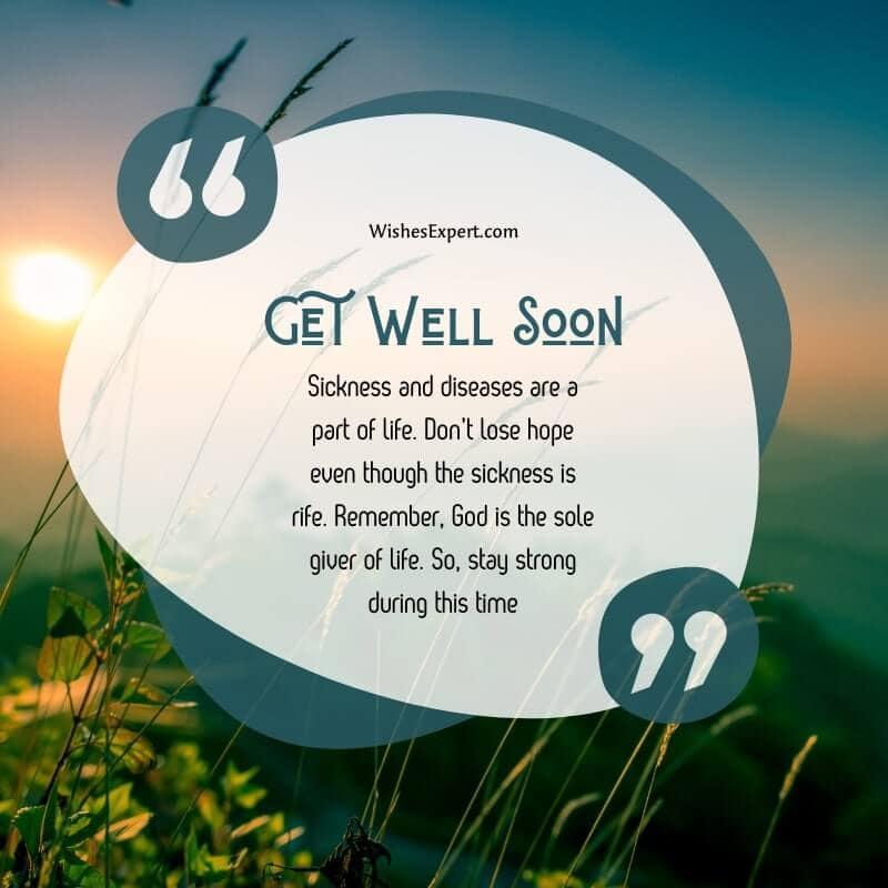Get Well Soon Prayers Messages