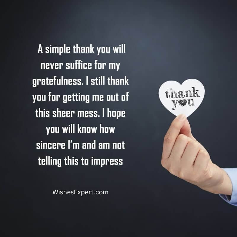 Heartfelt Thanks From The Bottom Of My Heart