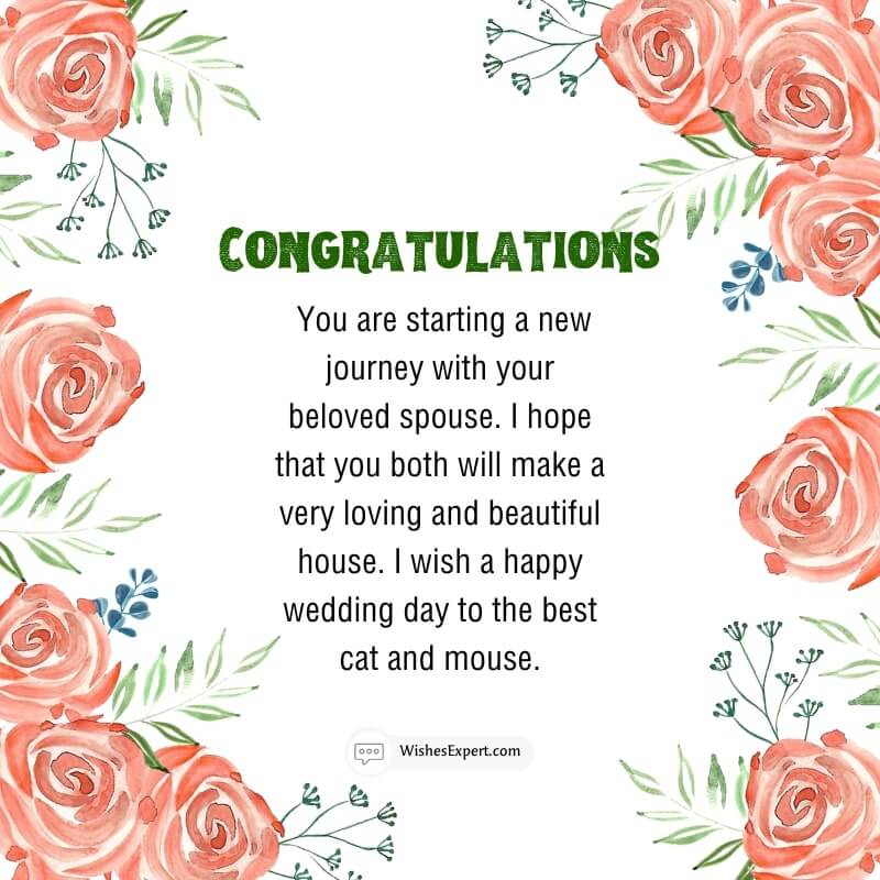 Marriage Congratulations