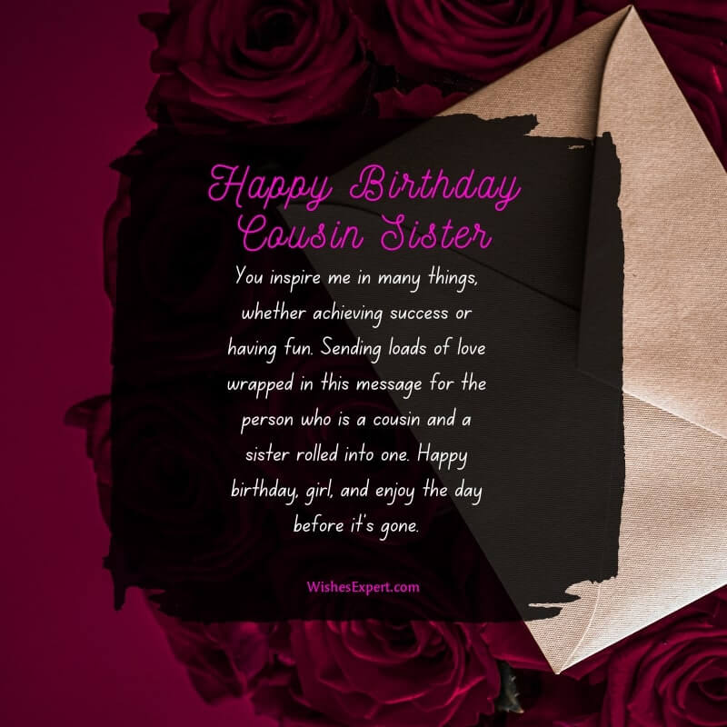 Birthday Wishes For Cousin Sister