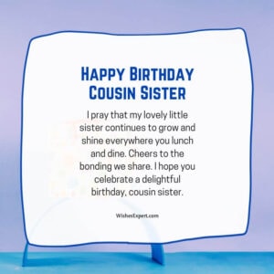 30+ Best Happy Birthday Wishes For Cousin Sister