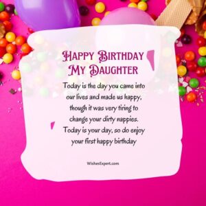 31 Cute Happy Birthday Wishes For My First-Born Daughter