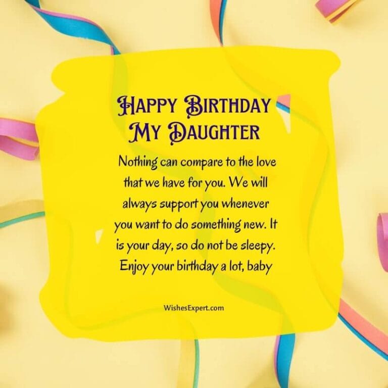 31 Cute Happy Birthday Wishes For My First-Born Daughter