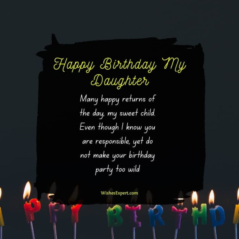 31 Cute Happy Birthday Wishes For My First-Born Daughter