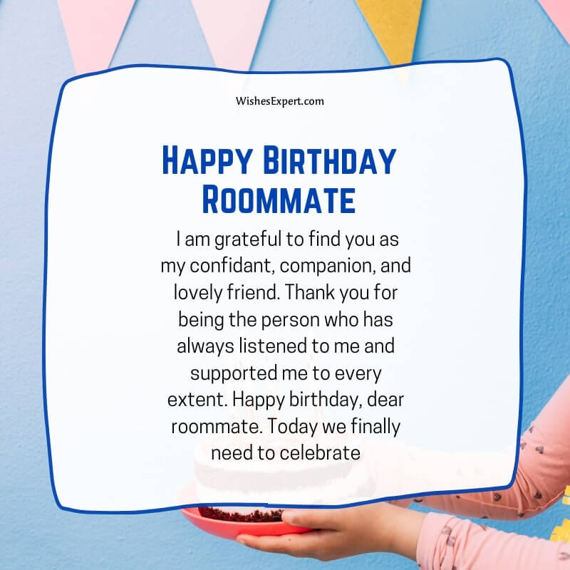 Long Birthday Wishes For Roommate