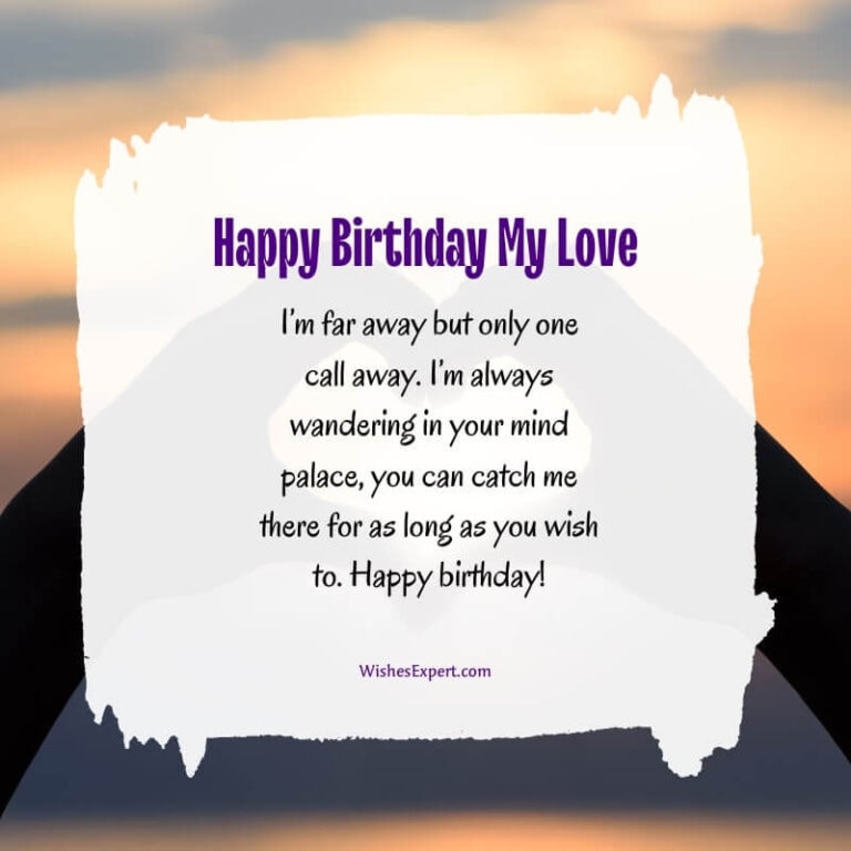 Long Distance Romantic Birthday Wishes For Boyfriend
