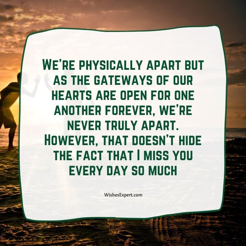 Missing You Long Distance Friendship Messages