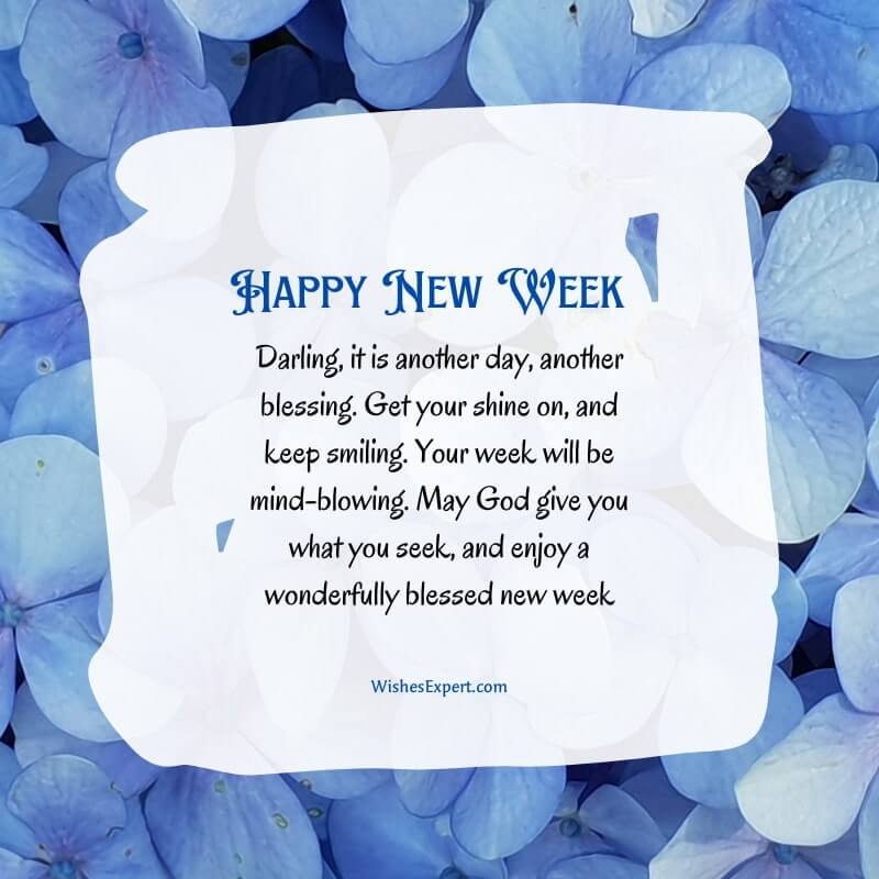 New Week Blessings Quotes