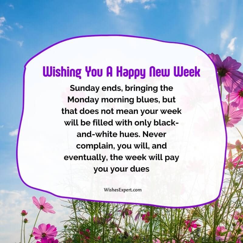 New Week Blessings Quotes