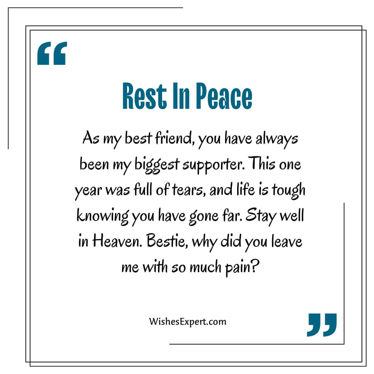 rest in peace quotes for friend