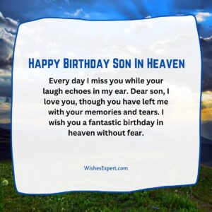 25 Heartfelt Happy Birthday in Heaven Son Quotes