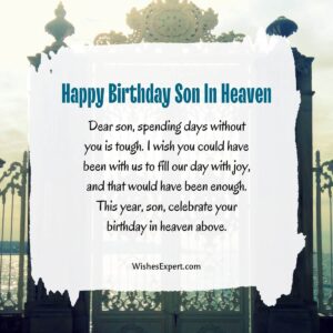 25 Heartfelt Happy Birthday in Heaven Son Quotes